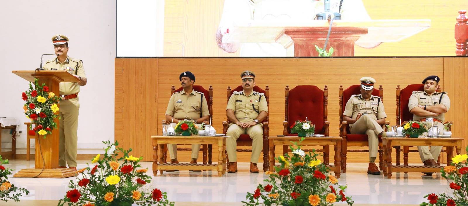 State Police Chief of Kerala inaugurating the training for 1,272 newly appointed police officers