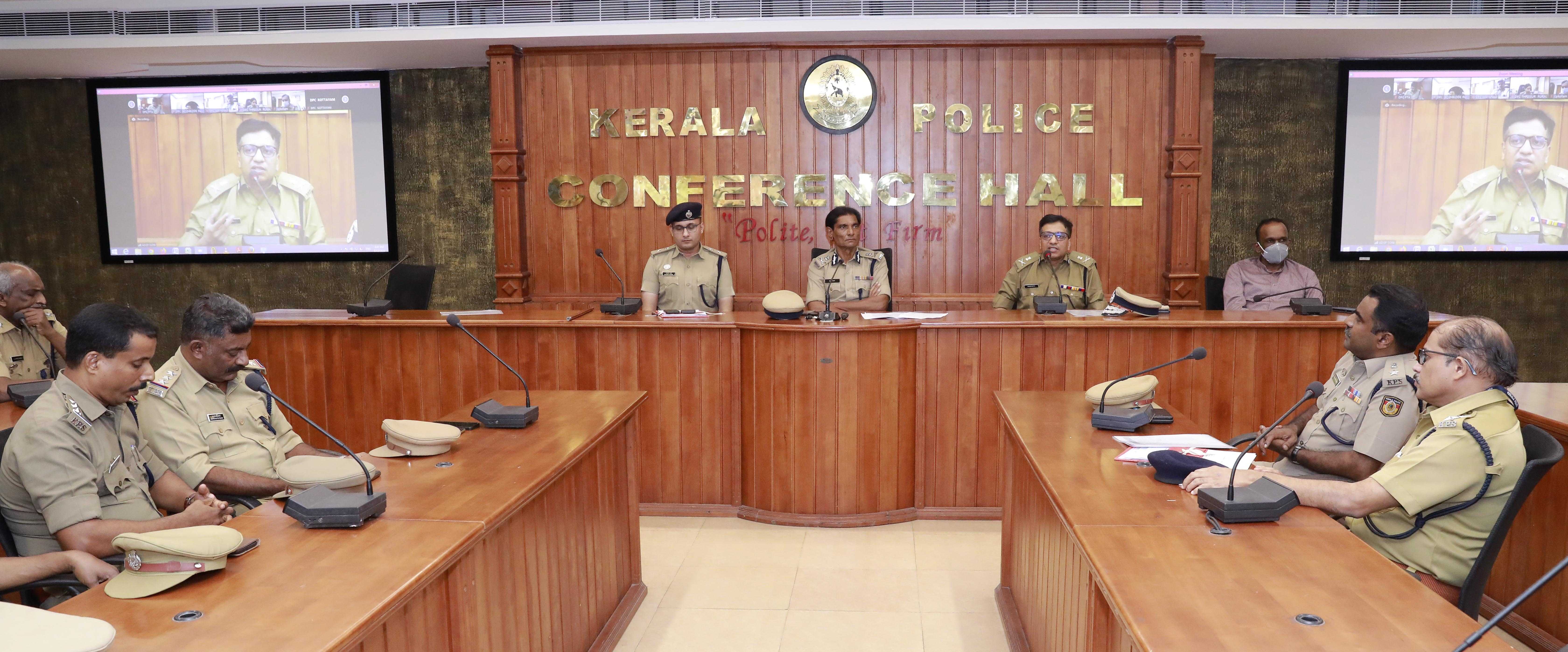 State Police Chief, Kerala launching the 20 new District Police Websites on 15/06/2022
