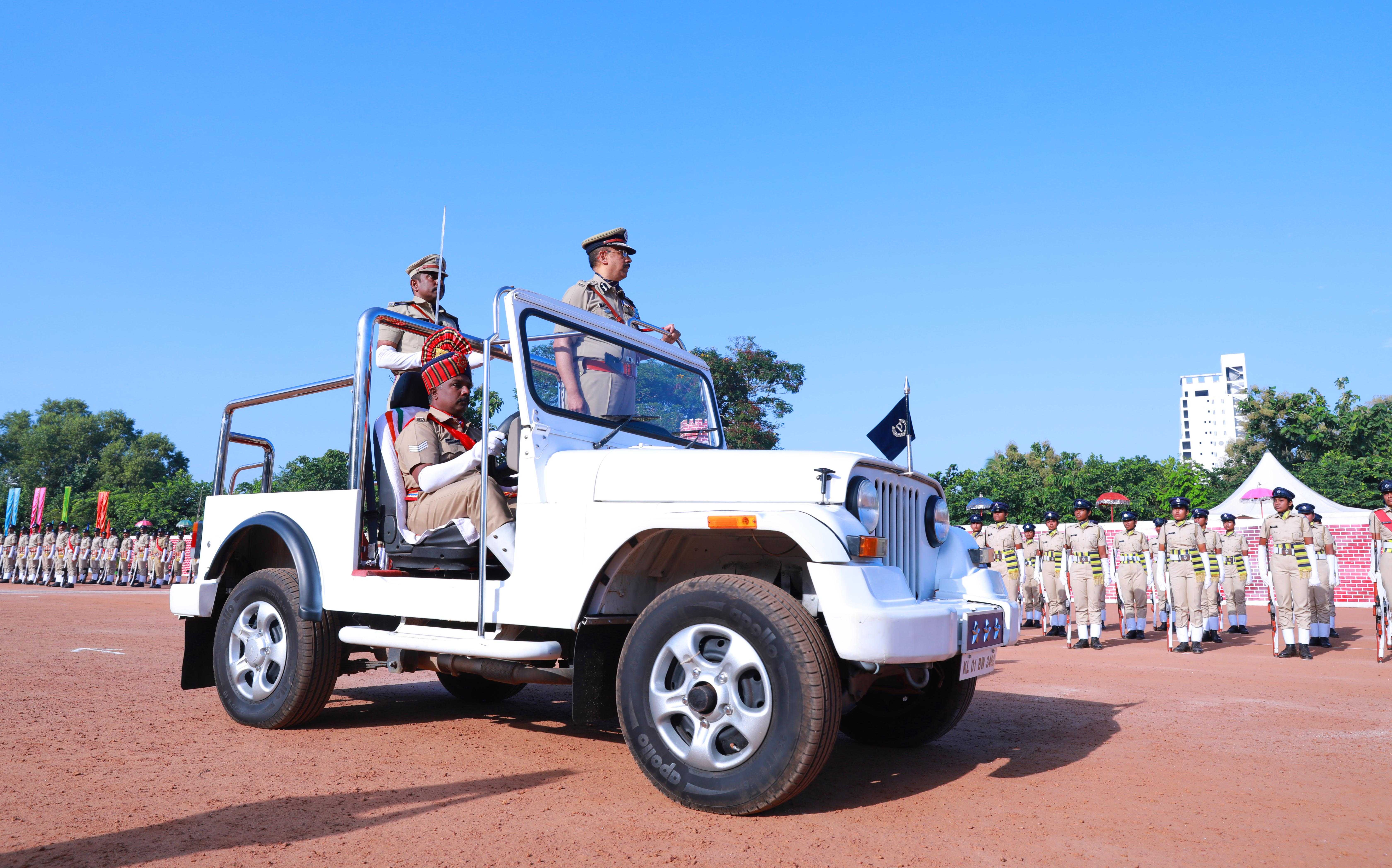 Farewell Parade of T K Vinod Kumar IPS , Director General of Police