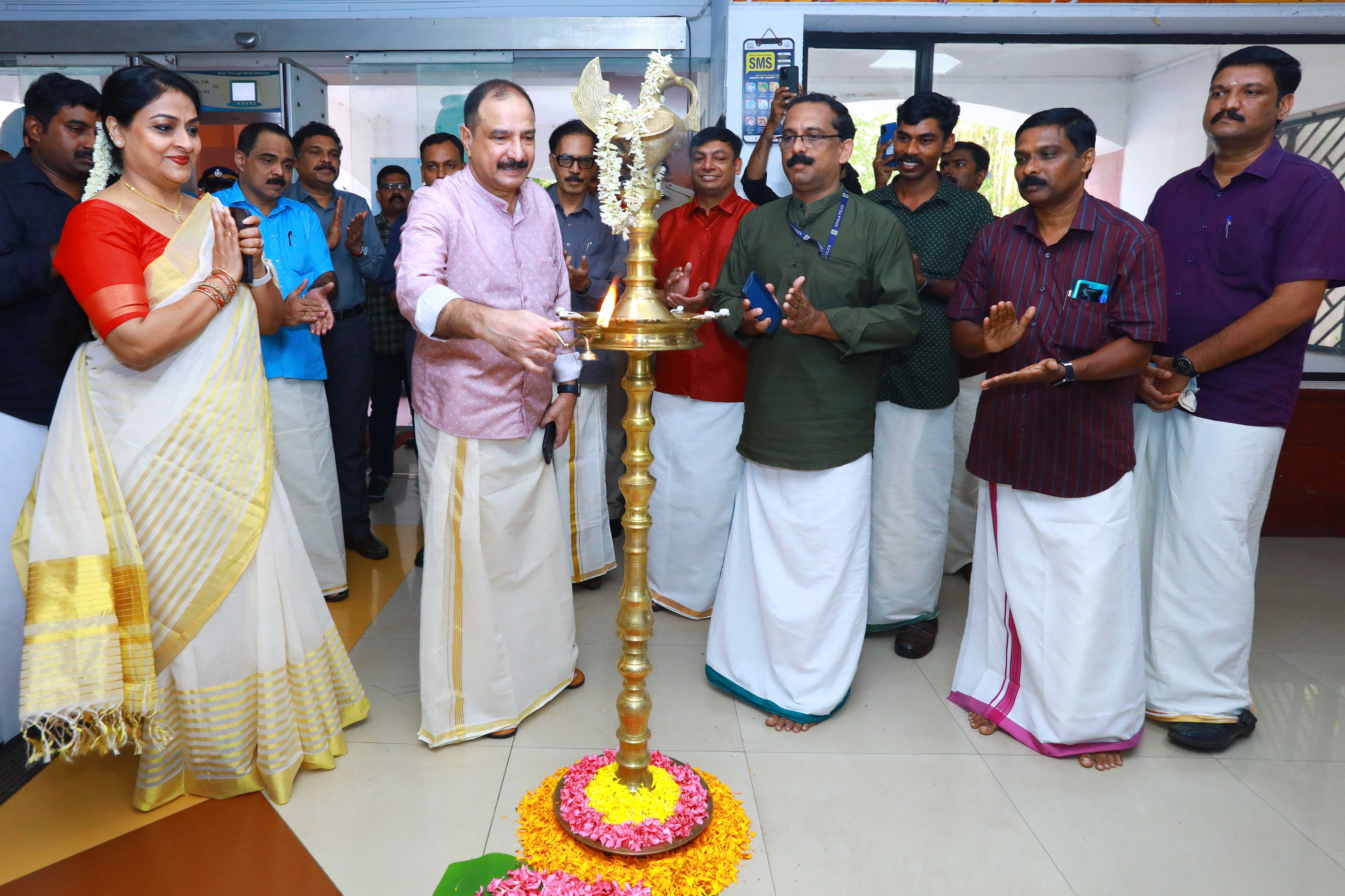 The DGP inaugurated the Onam celebrations at the police headquarters