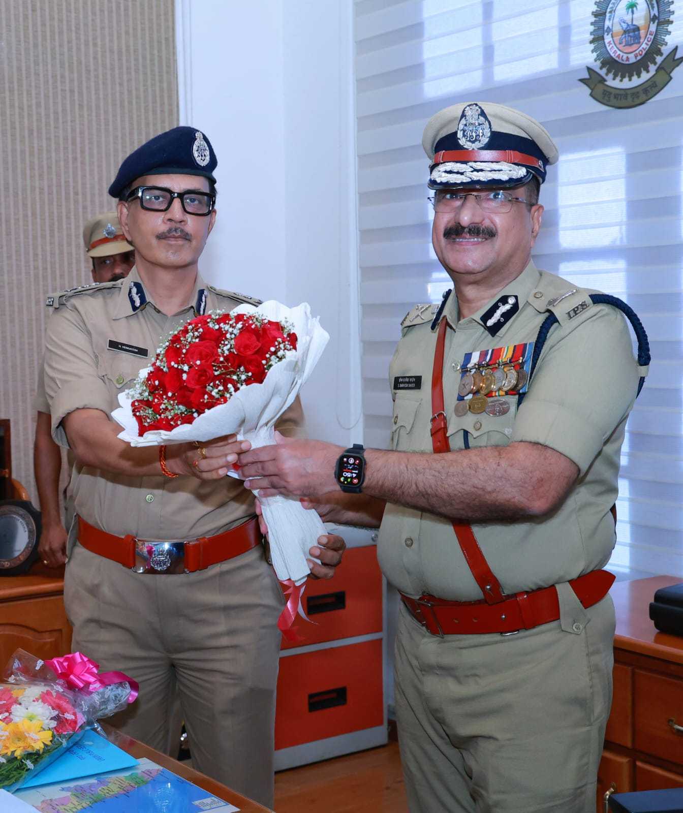 Farewell Parade of State Police Chief