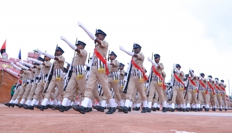  Chief Minister took salute at the Police Passing out Parade 