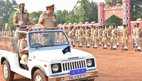  From the Farewell  Parade  DGP Sudhesh Kumar IPS 